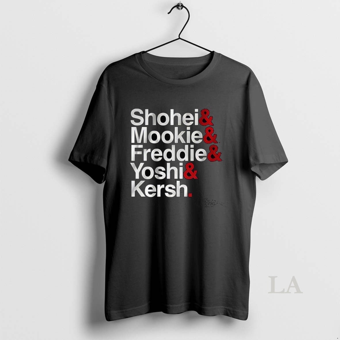 Original Los Angeles Dodgers Baseball Shohei Mookie Freddie Yoshi Kersh Ampersand Stars