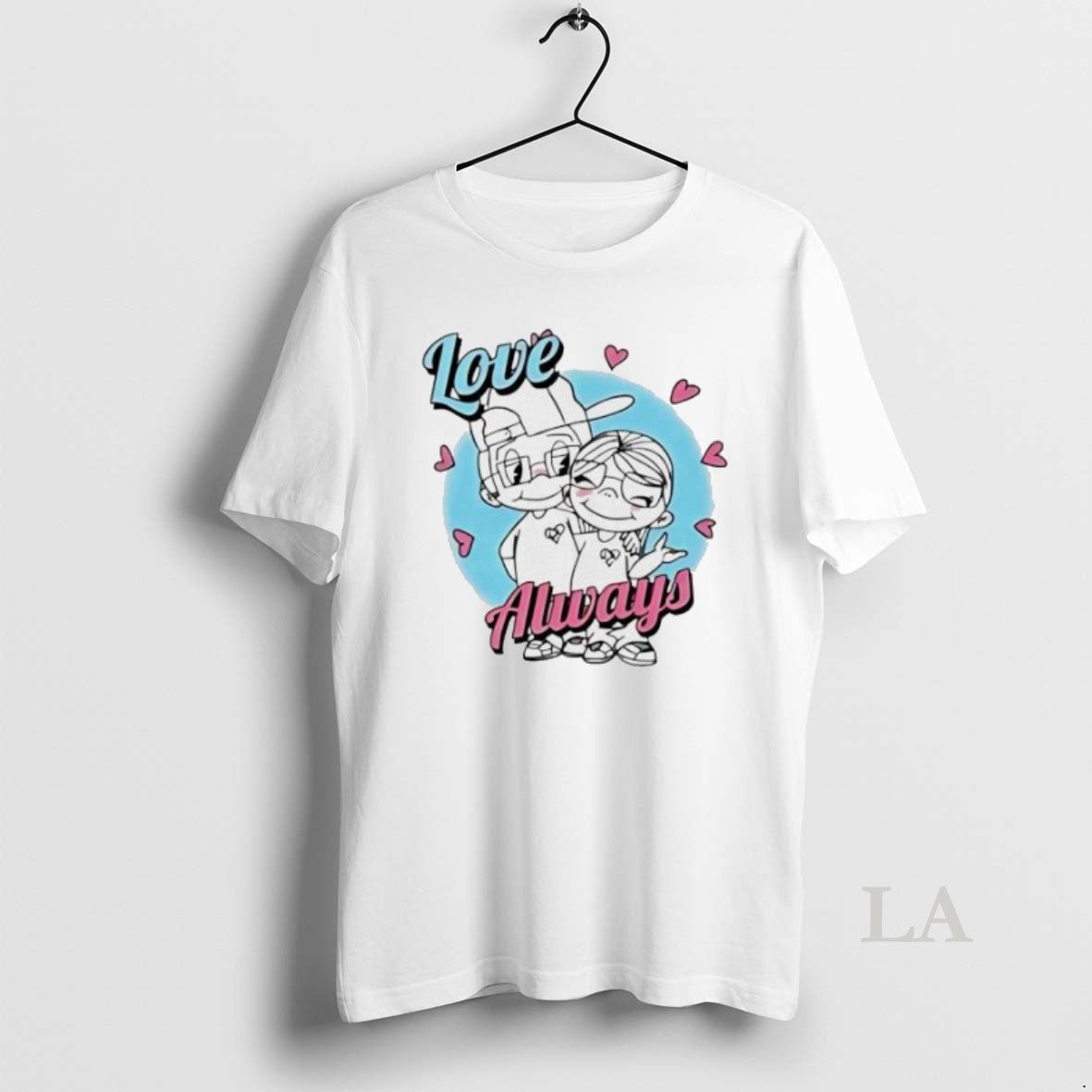Original Love Always Cute Cartoon Character Hug Womens T-Shirts, Hoodie, Sweatshirt | PureTeeCo.com