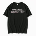 Original Make Maga America First Text Tee Tshirts Jpg