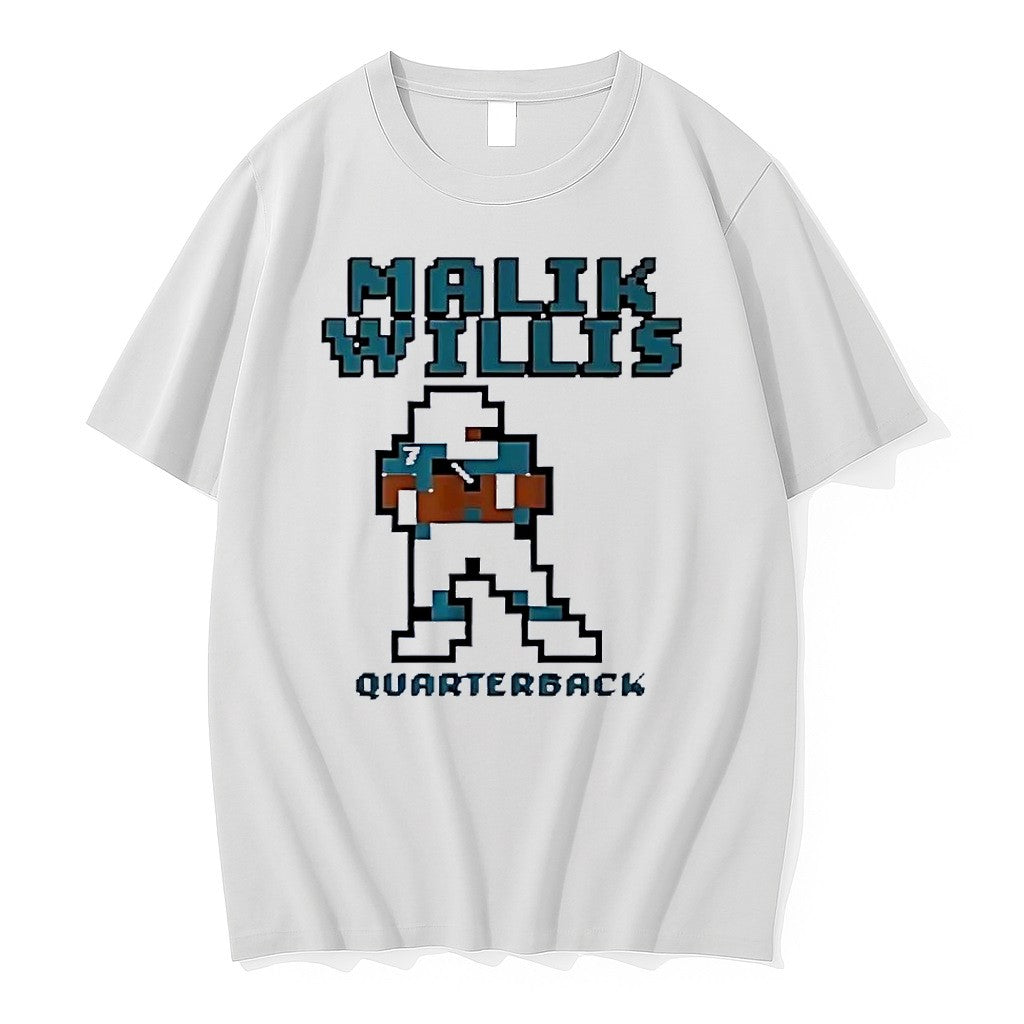 Original Malik Willis Miami Dolphins Nfl Malik Willis Quarterback White Tshirts