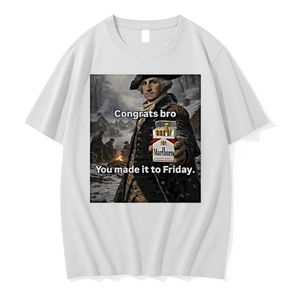 Original Marlboro Congrats Bro You Made It To Friday Tshirts Jpg