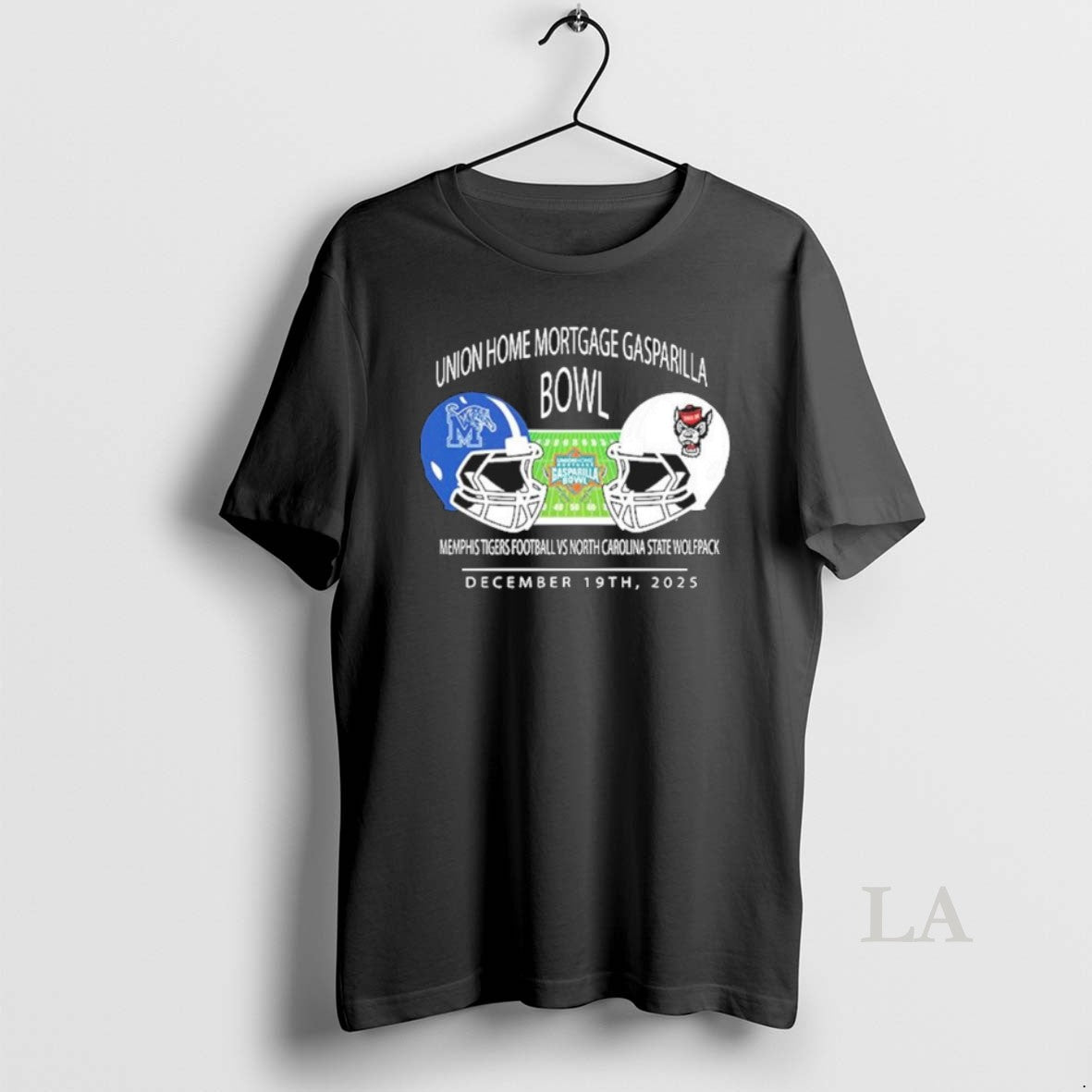 Original Memphis Tigers Vs Nc State Wolfpack Union Home Mortgage Gasparilla Bowl December 19th 2025 T-Shirts, Hoodie,...