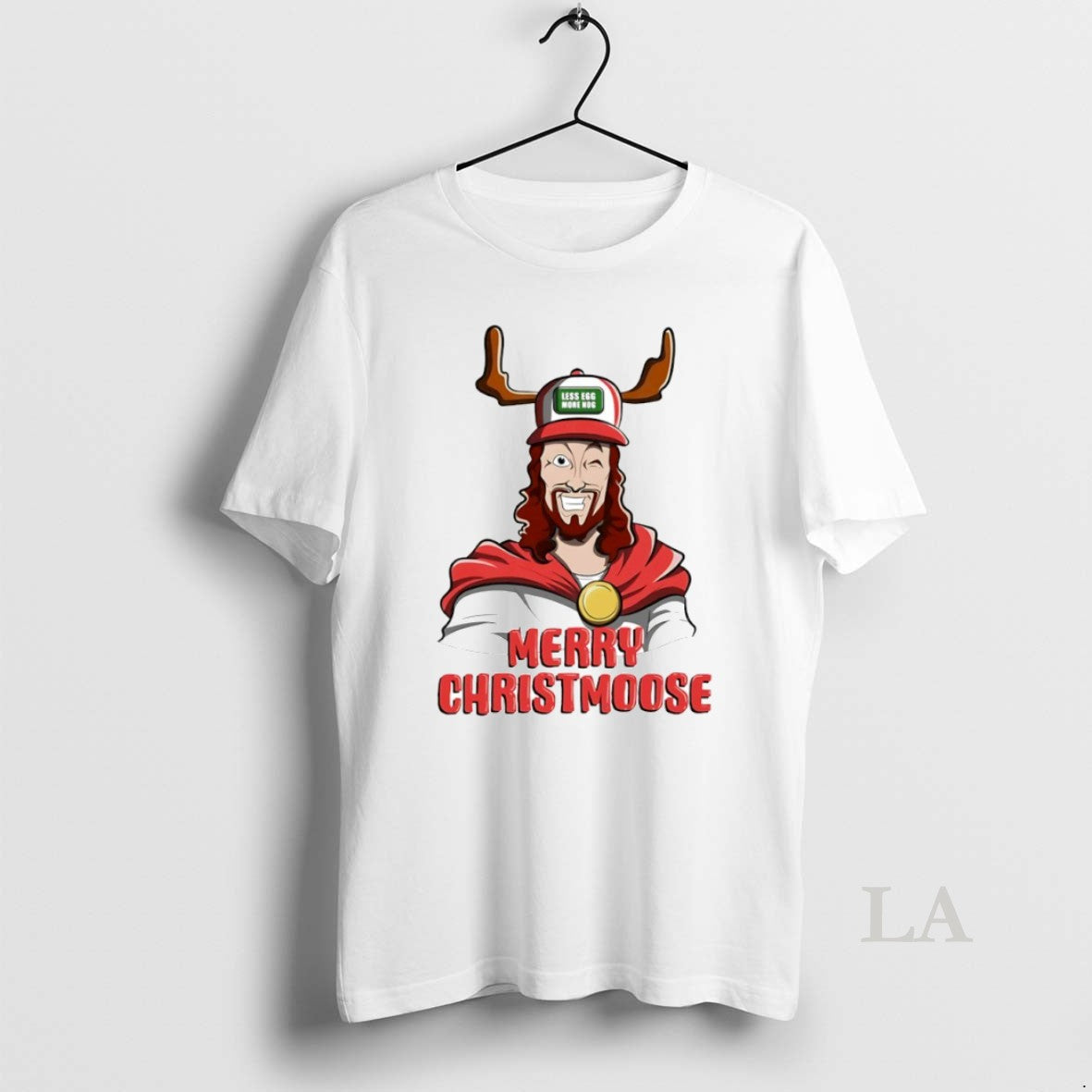 Original Merry Christmoose Less Egg More Hog Circle T-Shirts, Hoodie, Sweatshirt | PureTeeCo.com