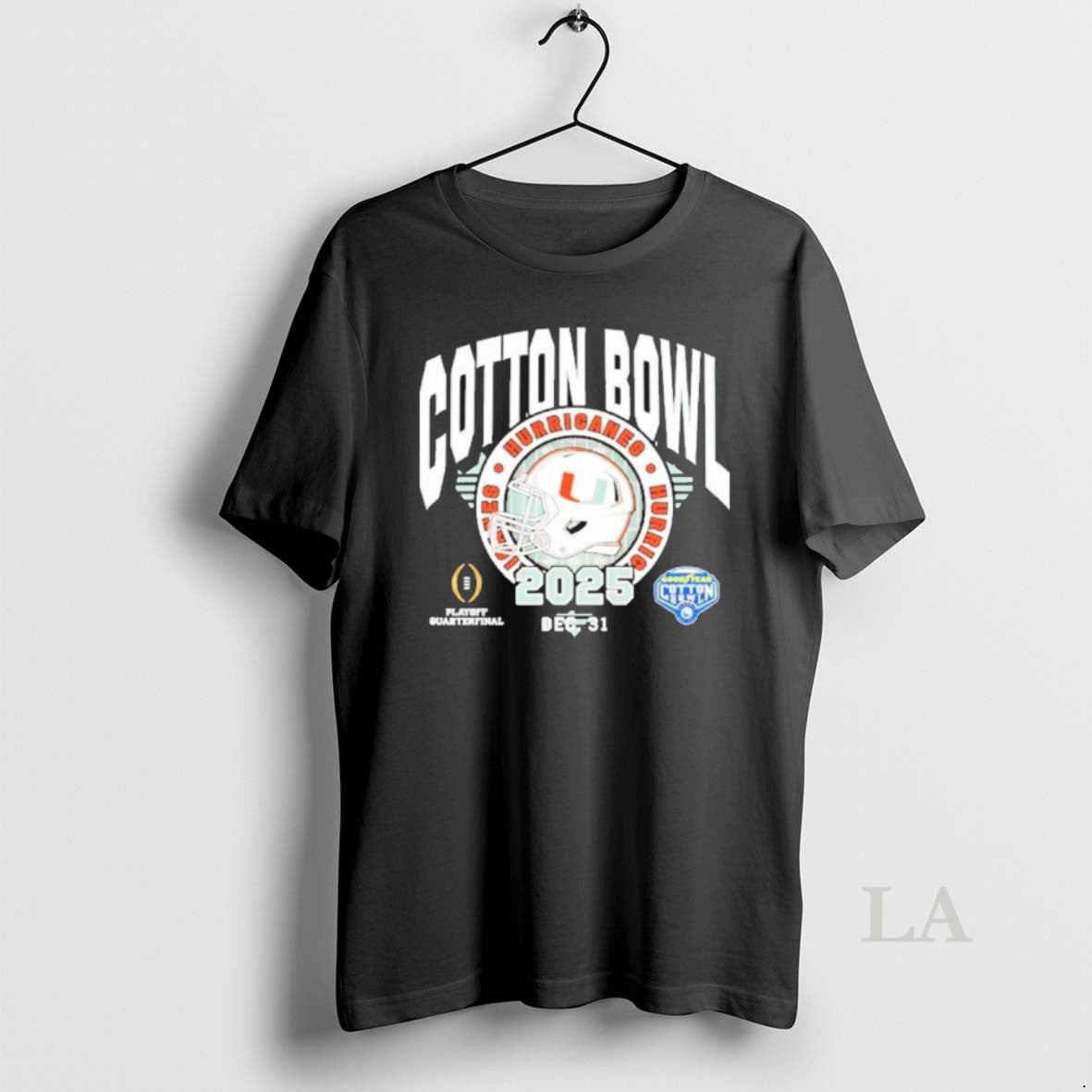 Original Miami 2025 Cotton Bowl Dec 31 T-Shirts, Hoodie, Sweatshirt | PureTeeCo.com