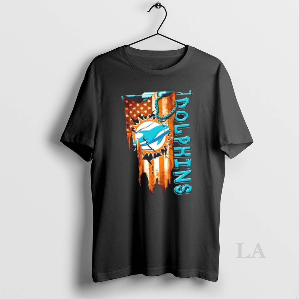Original Miami Dolphins Football Battle Shattered Usa Flag Rip Design T-Shirts, Hoodie, Sweatshirt | PureTeeCo.com