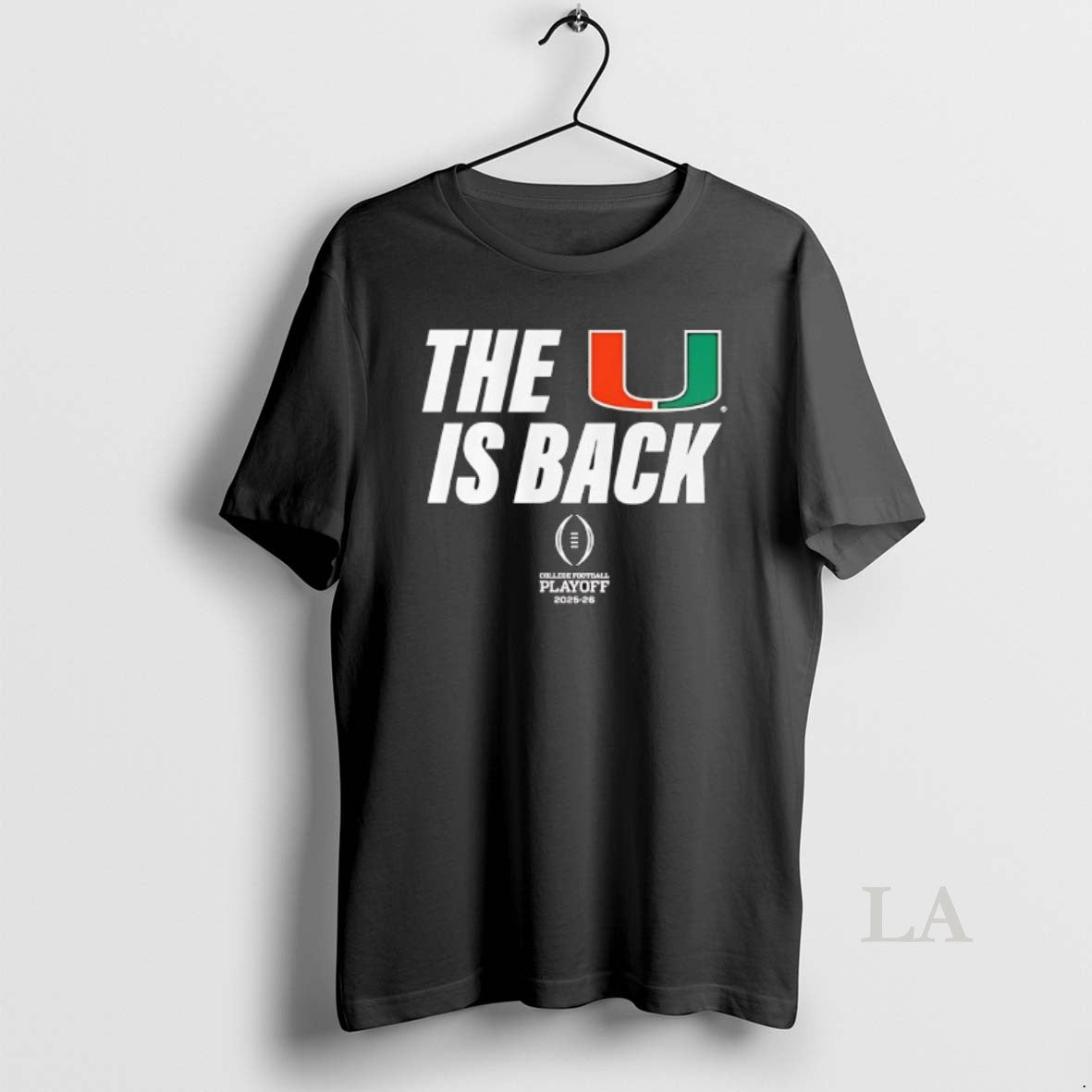 Original Miami Football 2025 Cfp The U Is Back T-Shirts, Hoodie, Sweatshirt | PureTeeCo.com