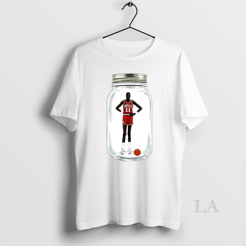 Original Minute Manute Philadelphia 76ers Basketball Manute Bol Circle T-Shirts, Hoodie, Sweatshirt | PureTeeCo.com
