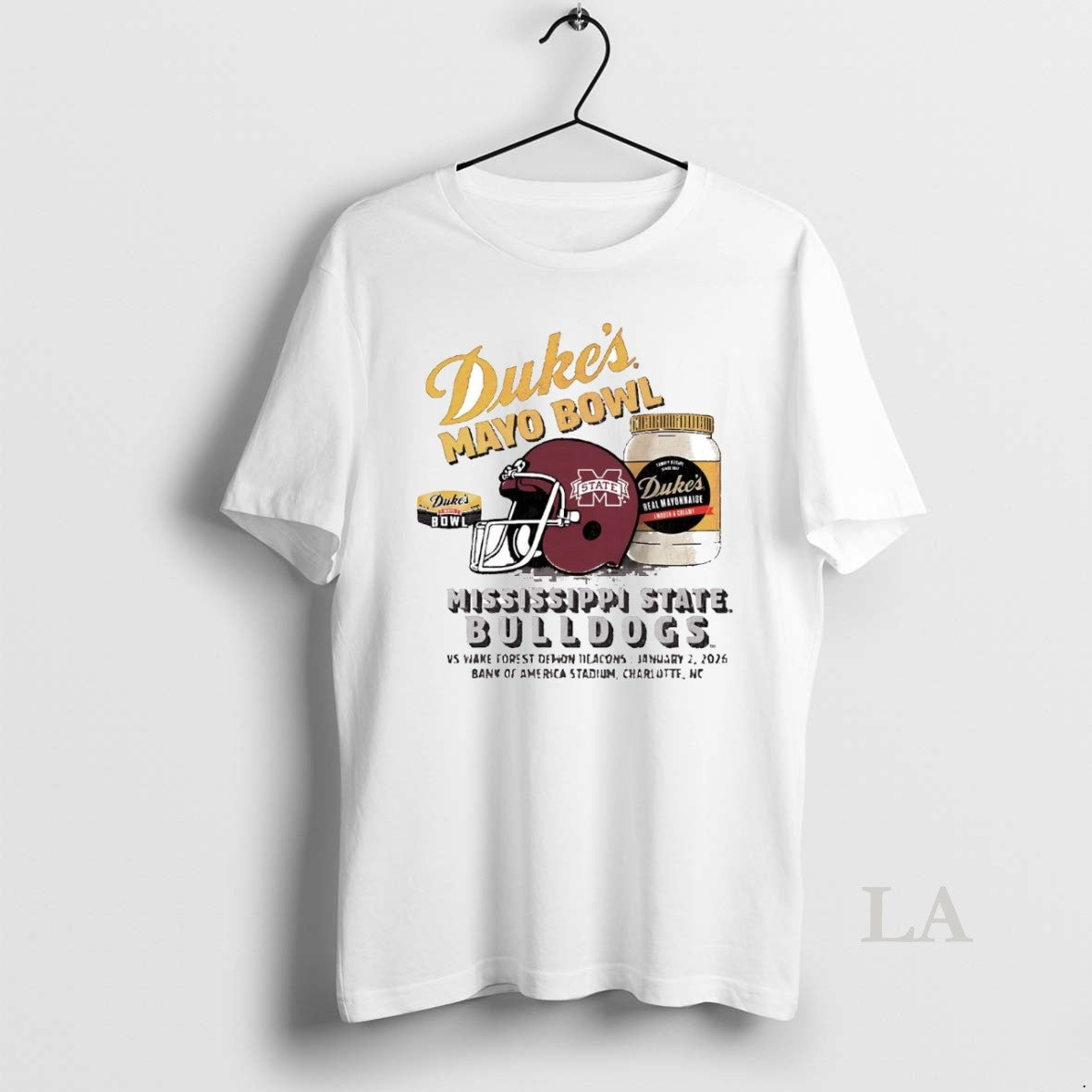 Original Mississippi State Bulldogs 2026 Dukes Mayo Bowl Helmet T-Shirts, Hoodie, Sweatshirt | PureTeeCo.com