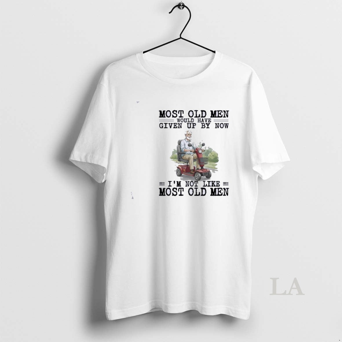 Original Mobility Scooter Most Old Men Would Have Given Up By Now T-Shirts, Hoodie, Sweatshirt | PureTeeCo.com