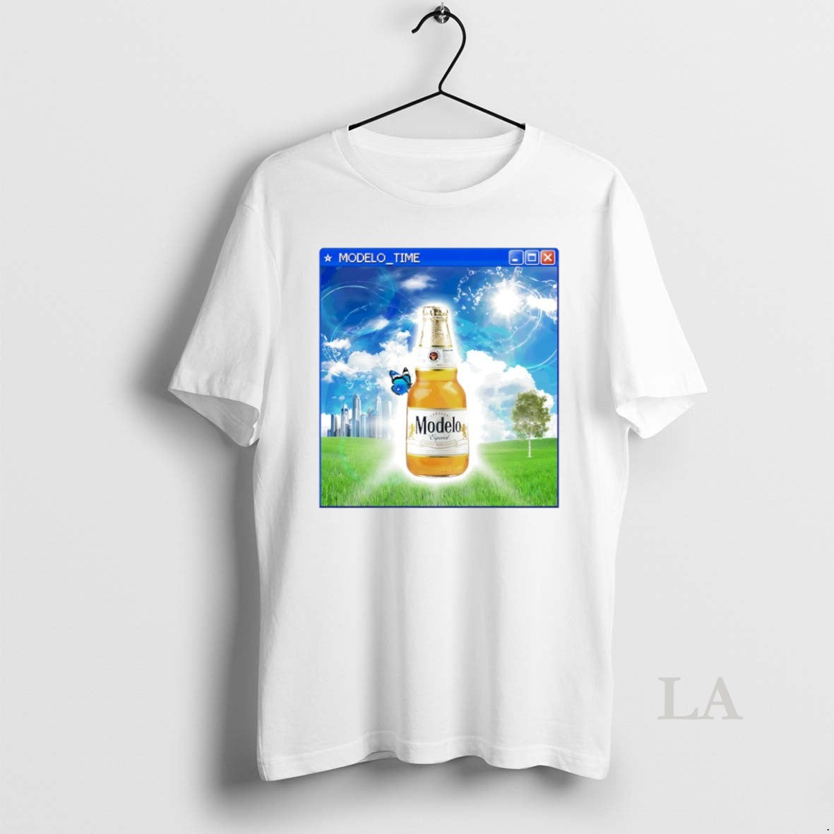 Original Modelo Time Frutiger Aero Beer Circle T-Shirts, Hoodie, Sweatshirt | PureTeeCo.com