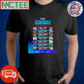 Original National Lacrosse League NLL Schedule week 7 2025 shirt