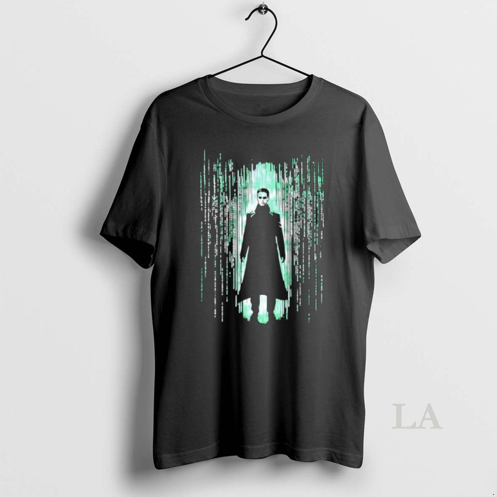 Original Neo The Matrix Coded Rain Shirtneo The Matrix Code Rain Retro T-Shirts, Hoodie, Sweatshirt | PureTeeCo.com