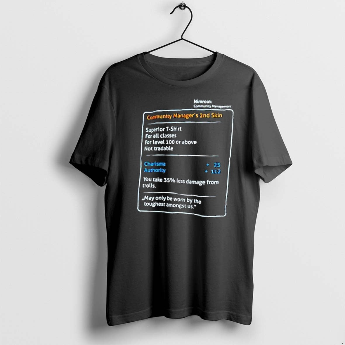 Original Nimrook Community Managers 2nd Skin Tshirts Jpg
