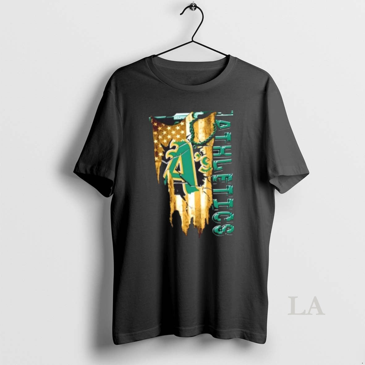 Original Oakland Athletics Baseball Battle Shattered Usa Flag Rip Design T-Shirts, Hoodie, Sweatshirt | PureTeeCo.com
