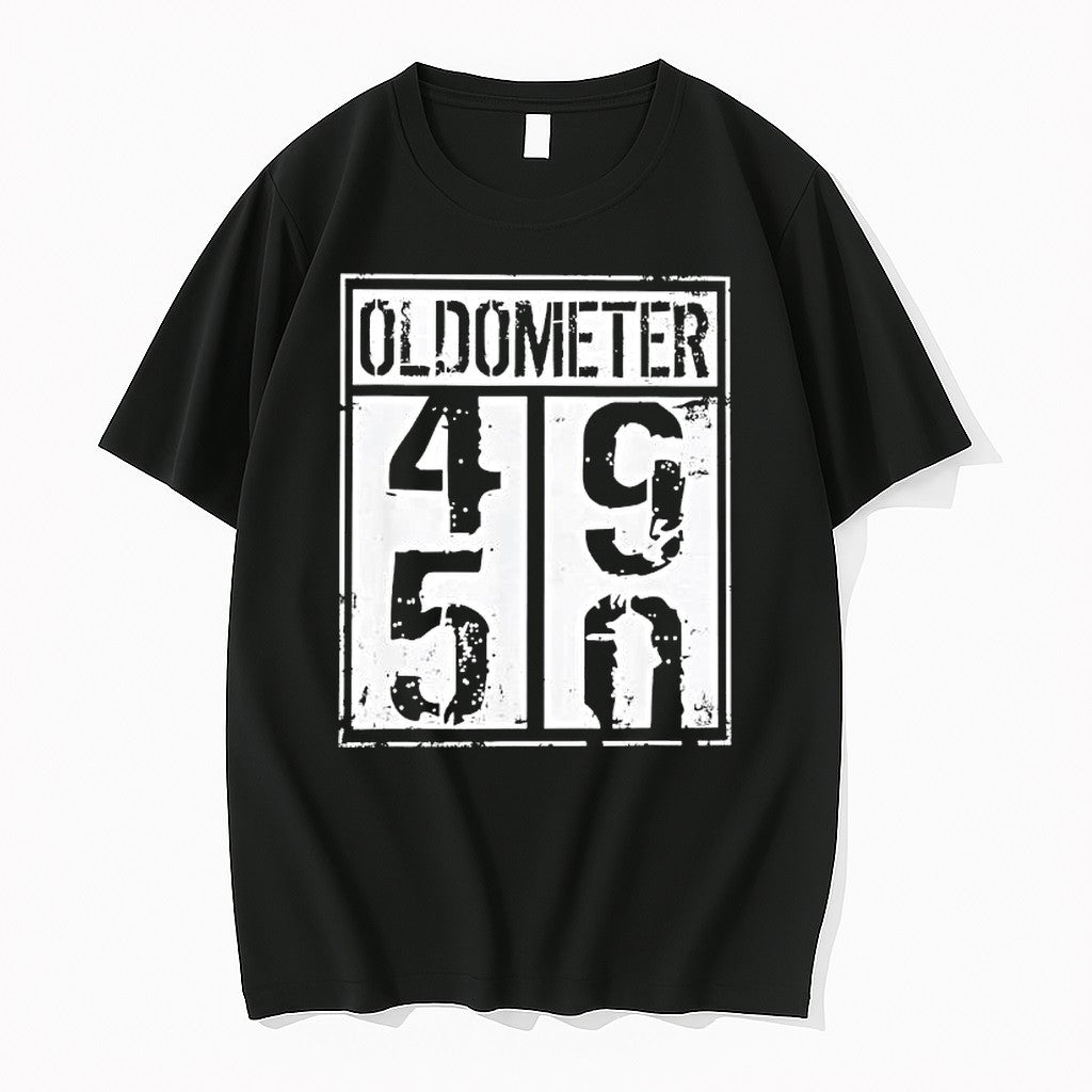 Original Oldometer 50th Birthday 49 50 Years Old Joke Tshirts Jpg