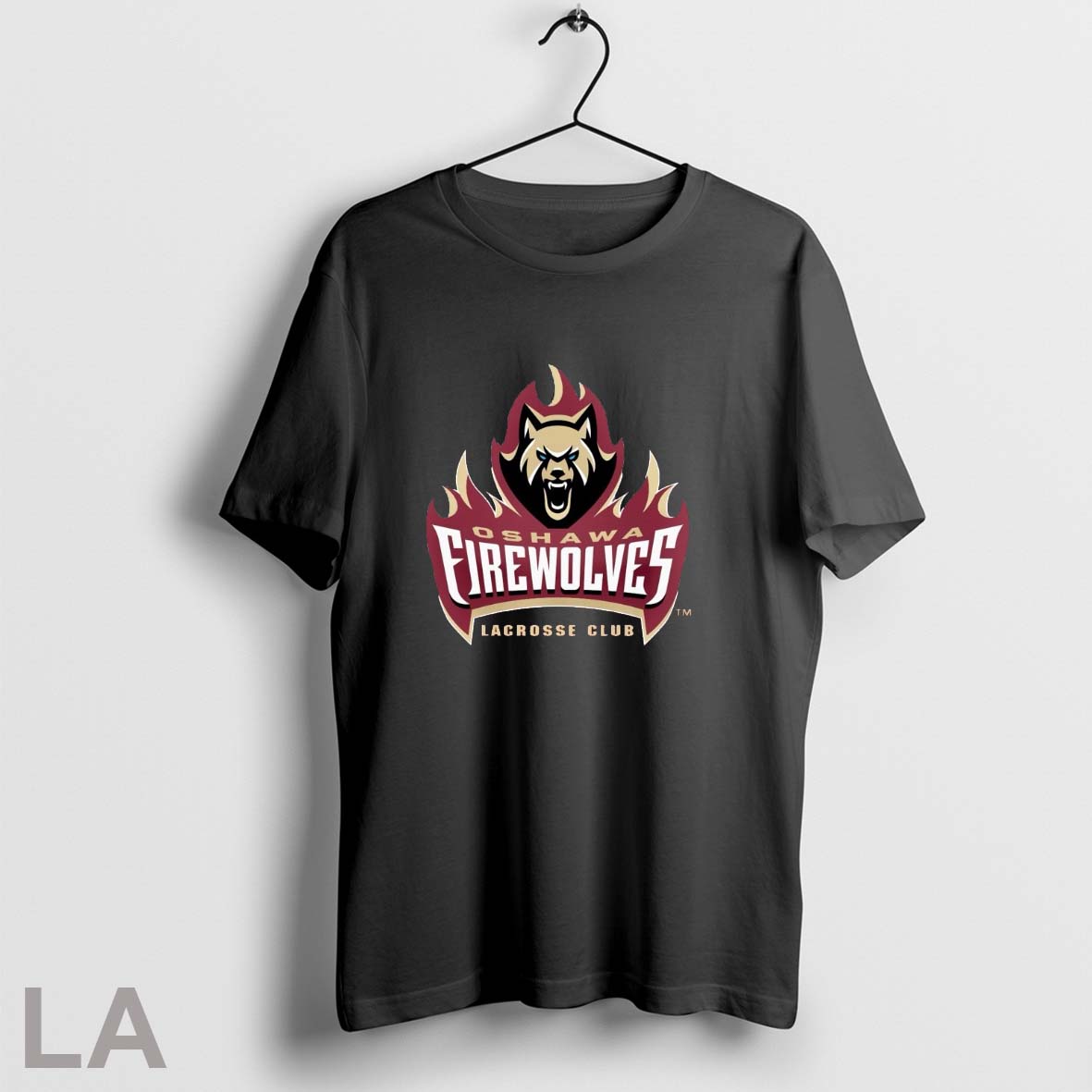Original Oshawa Firewolves The Return Of Lacrosse To Durham Region Logo T Shirt Hoodie Sweater
