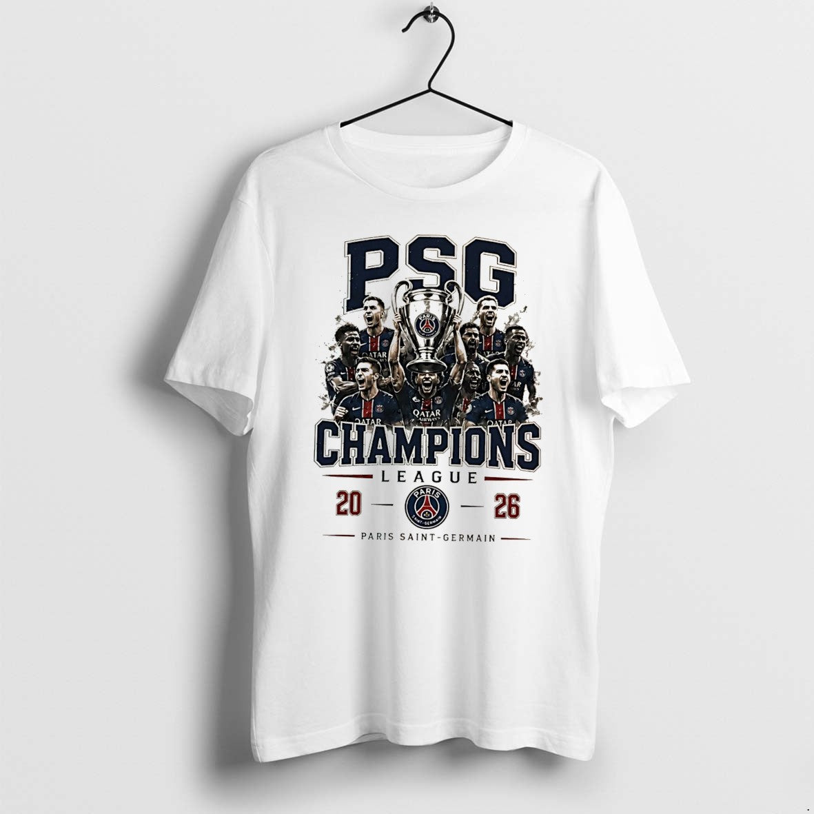 Original Psg Champions League Winners 2026 Tee Tshirts Jpg