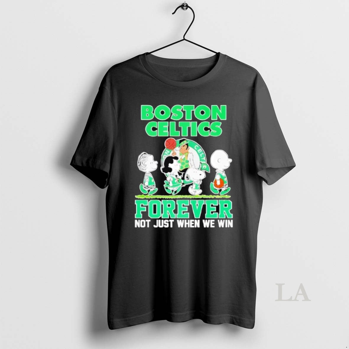 Original Peanuts Comic Characters Boston Celtics Forever Not Just When We Win