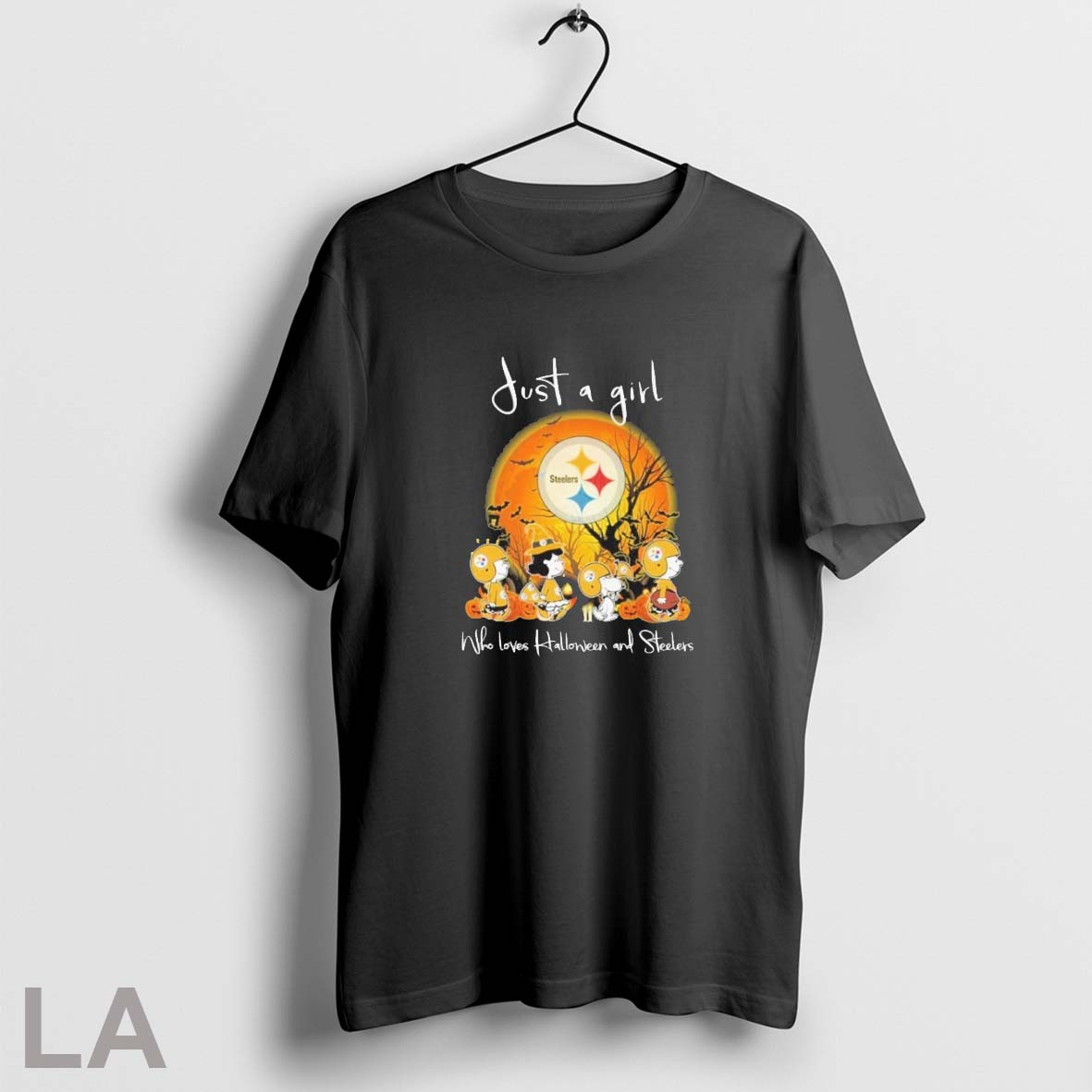 Original Peanuts Moon Just A Girl Who Loves Halloween And Steelers