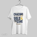 Original Pediatric Cancer Awareness Chasing Gold For Cure Cals Angels Pediatric Cancer Foundation Naperville North
