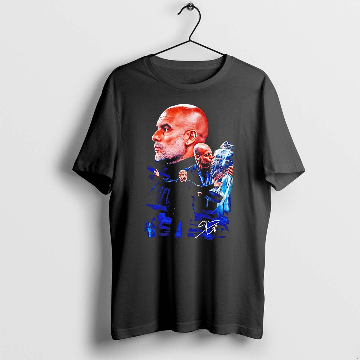 Original Pep Guardiola Manchester City 2026 Champions Trophy Tee Tshirts Jpg