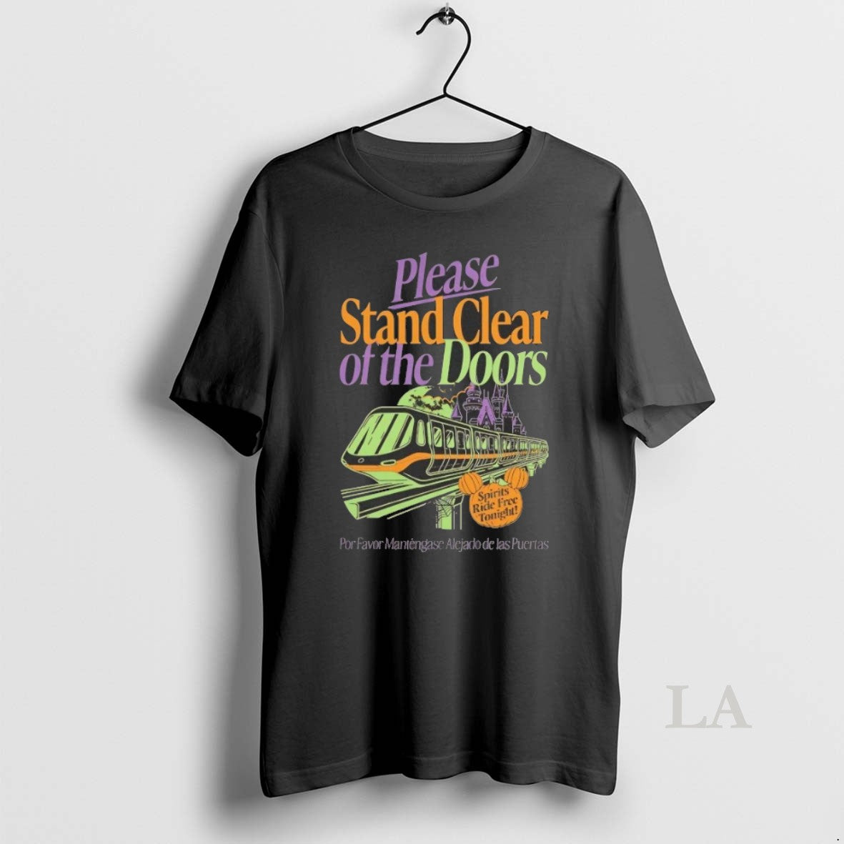 Original Please Stand Clear Of The Doors Spirit Ride Free Tonight Halloween