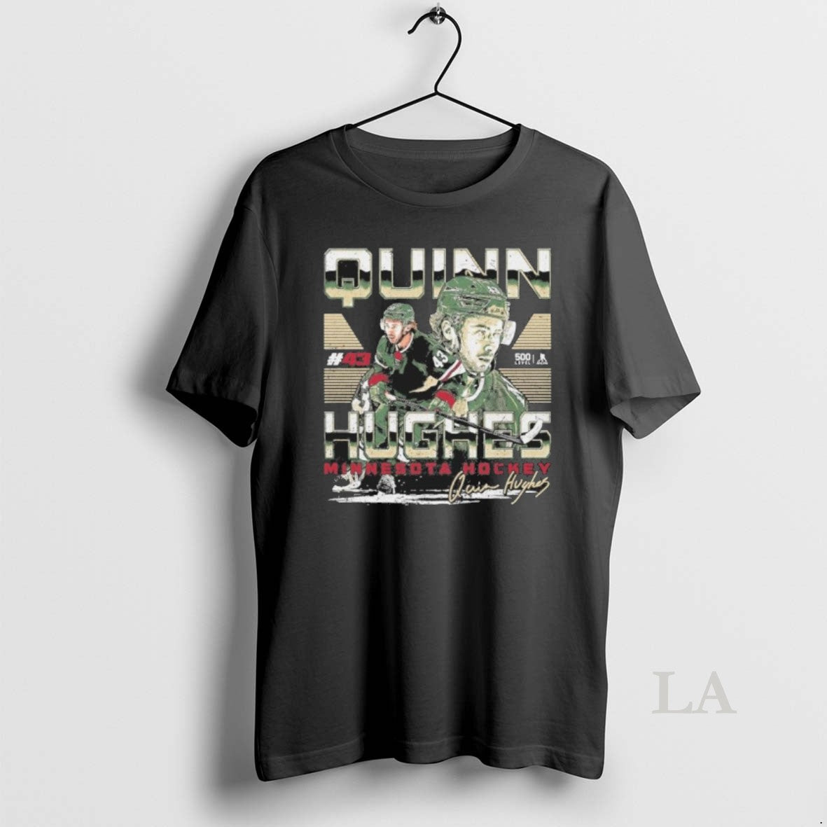 Original Quinn Hughes Minnesota Vikings Dual T-Shirts, Hoodie, Sweatshirt | PureTeeCo.com