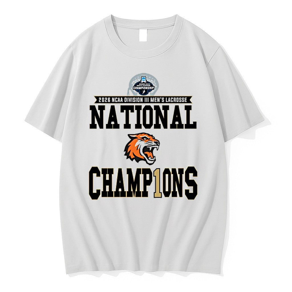 Original Rit Tigers 2026 Ncaa Division Iii Mens Lacrosse National Champions Tshirts