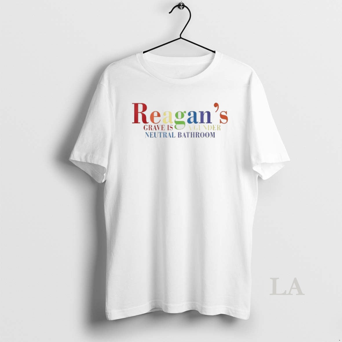 Original Reagans Grave Is A Gender Neutral Bathroom T-Shirts, Hoodie, Sweatshirt | PureTeeCo.com