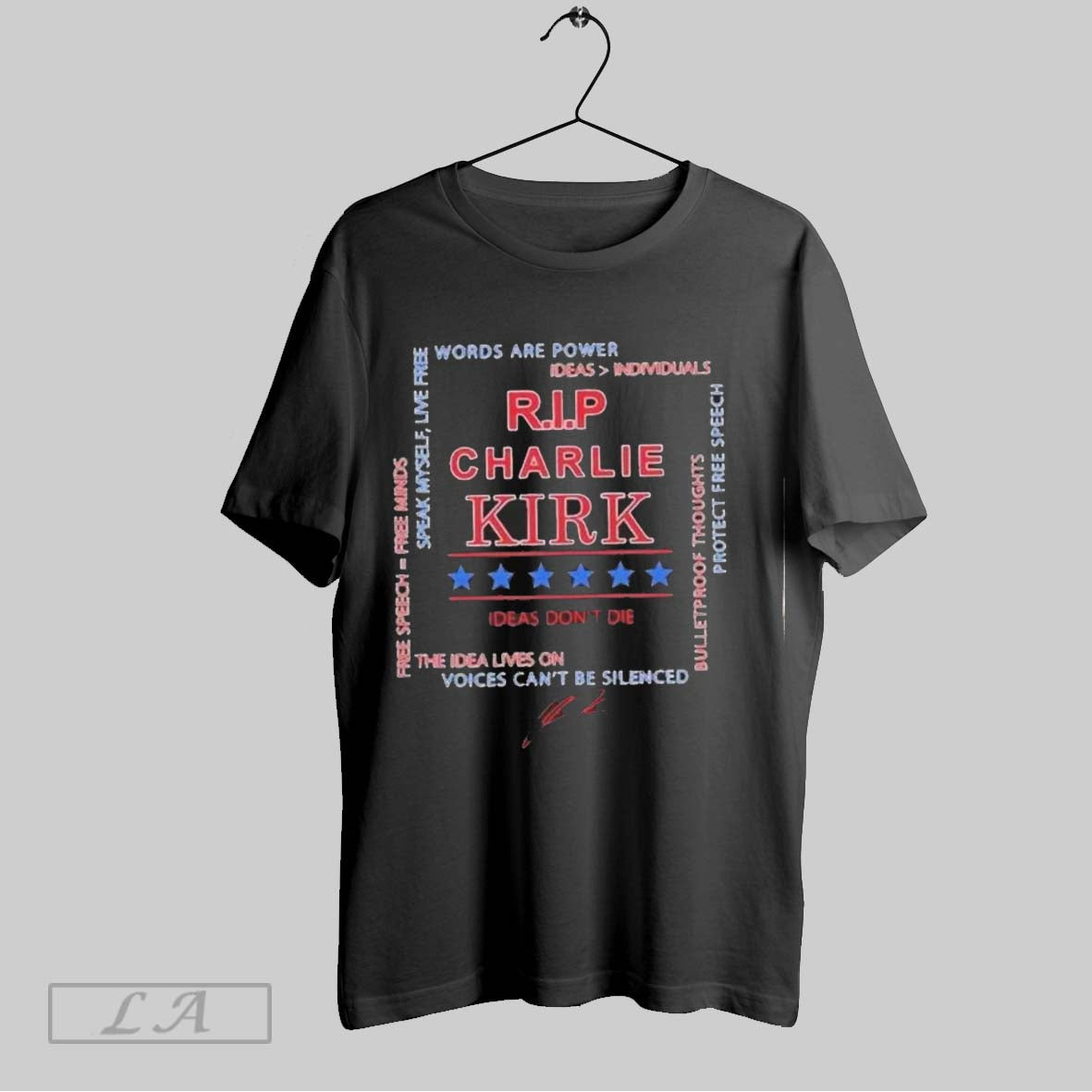 Original Rip Charlie Kirk Words Are Power Speak Myself Live Free Ideas Dont Die The