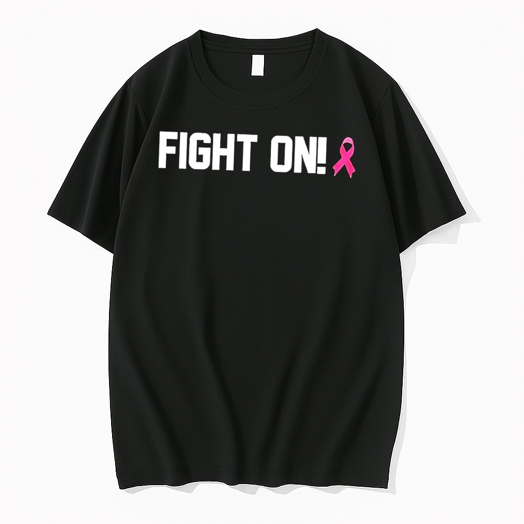 Original Sam Riegel Fight On Cancer Awareness Black Tshirts Jpg