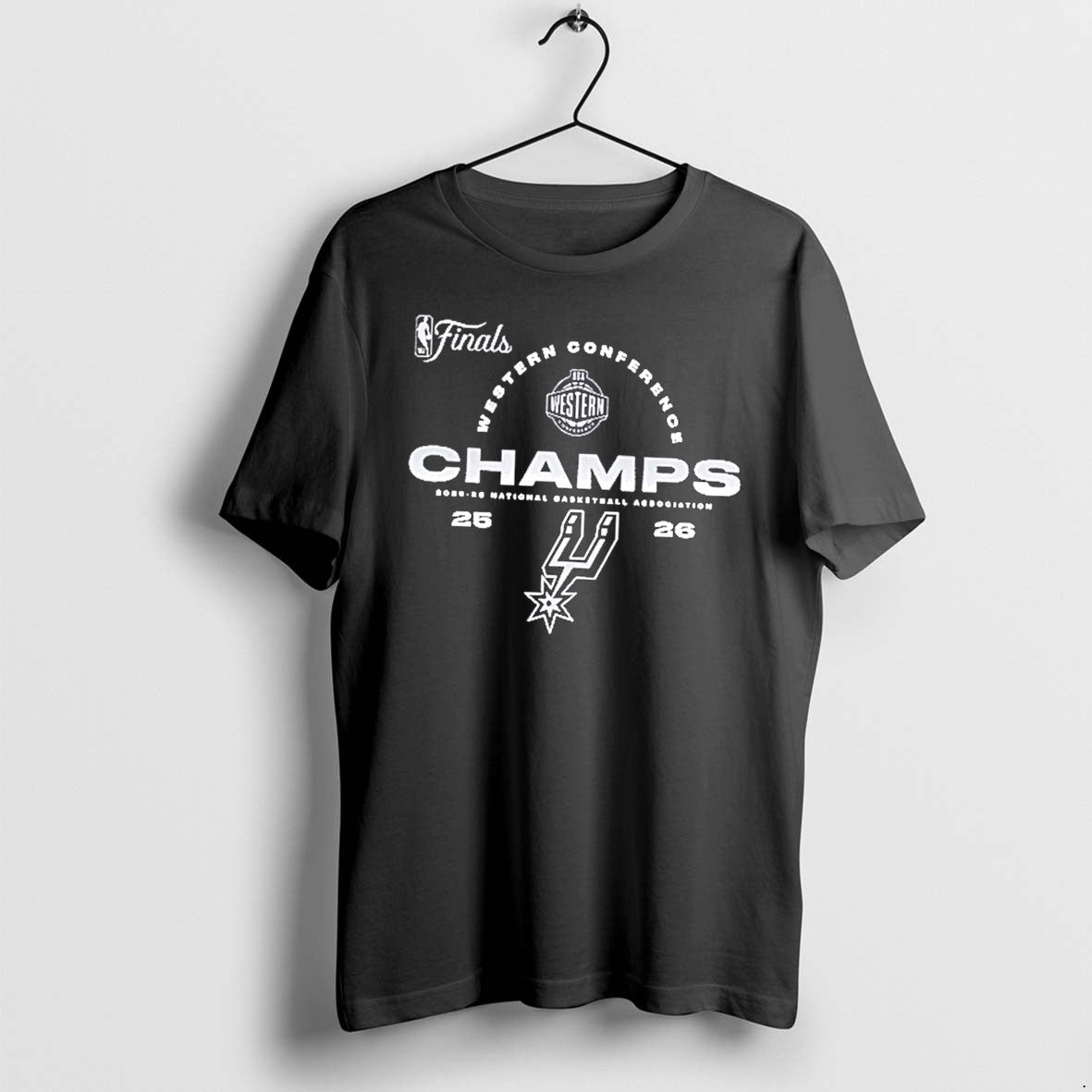 Original San Antonio Spurs 2025 26 Nba Western Conference Champions Tee Tshirts