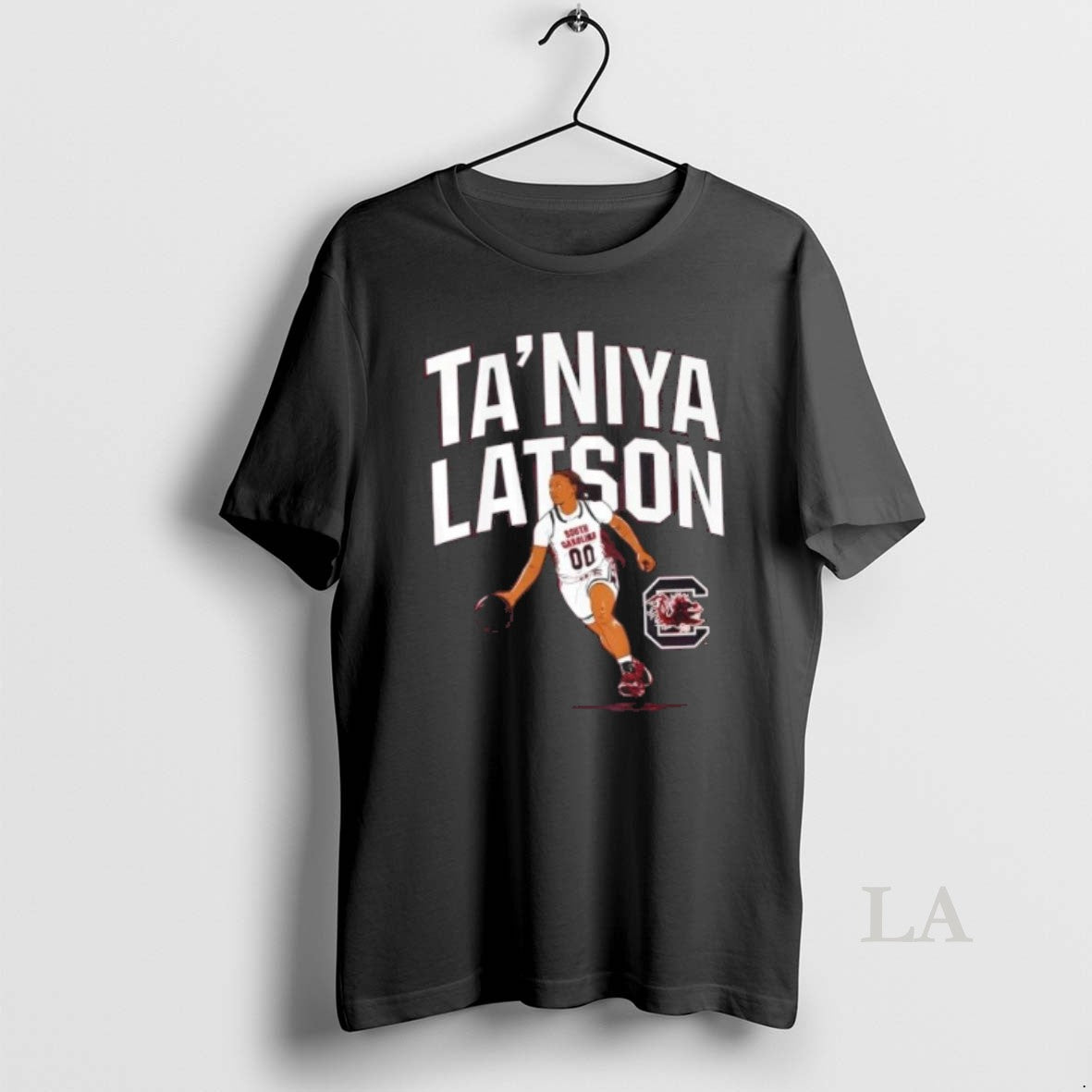 Original South Carolina Gamecocks Basketball Taniya Latson Name Pose T-Shirts, Hoodie, Sweatshirt | PureTeeCo.com
