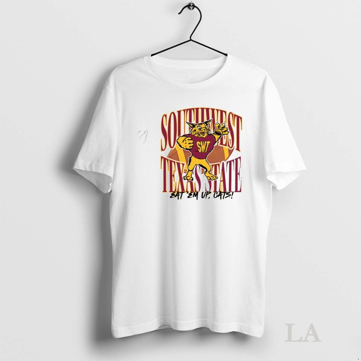 Original Southwest Texas State Eat Em Up Cats 1990s Mascot Fanart
