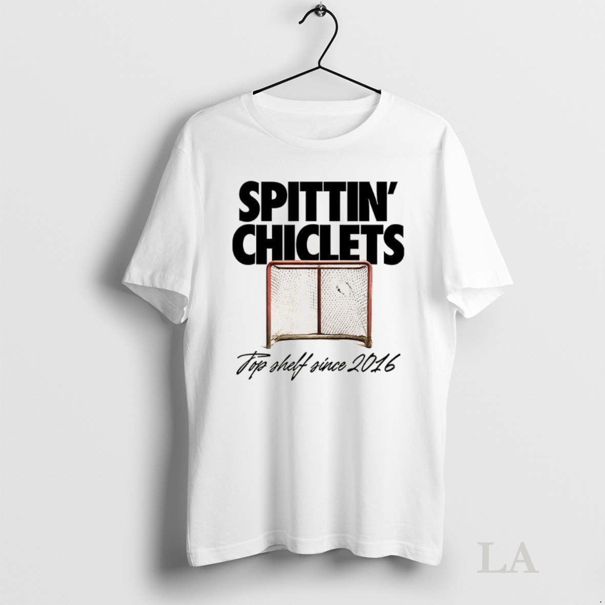 Original Spittin Chiclets Top Shelf Since 2016 Hockey Goal