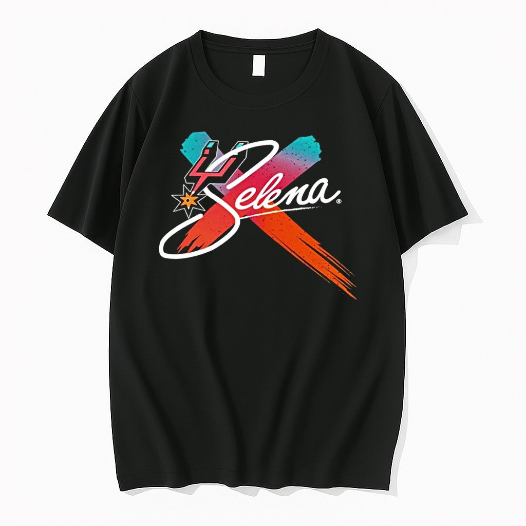 Original Spurs Selena Basketball Mixed Logo Tshirts Jpg