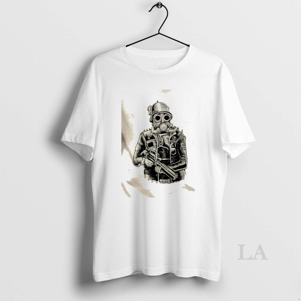 Original Steampunk Soldier Gas Mask Rifle T-Shirts, Hoodie, Sweatshirt | PureTeeCo.com