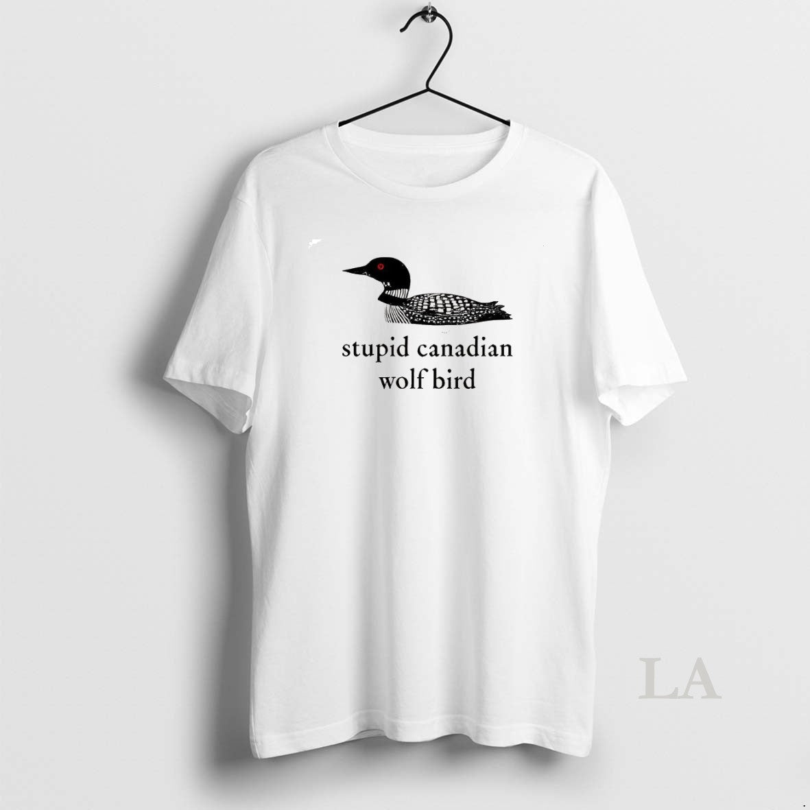 Original Stupid Canadian Wolf Bird Common Loon T-Shirts, Hoodie, Sweatshirt | PureTeeCo.com