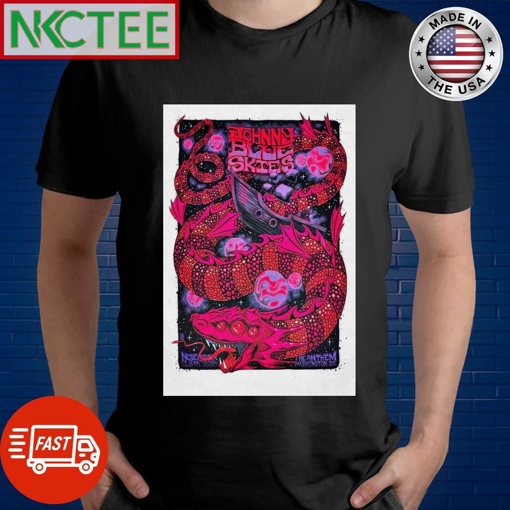 Original Sturgill Simpson Nov 18 2024 The Anthem in Washington DC Tour Poster Shirt