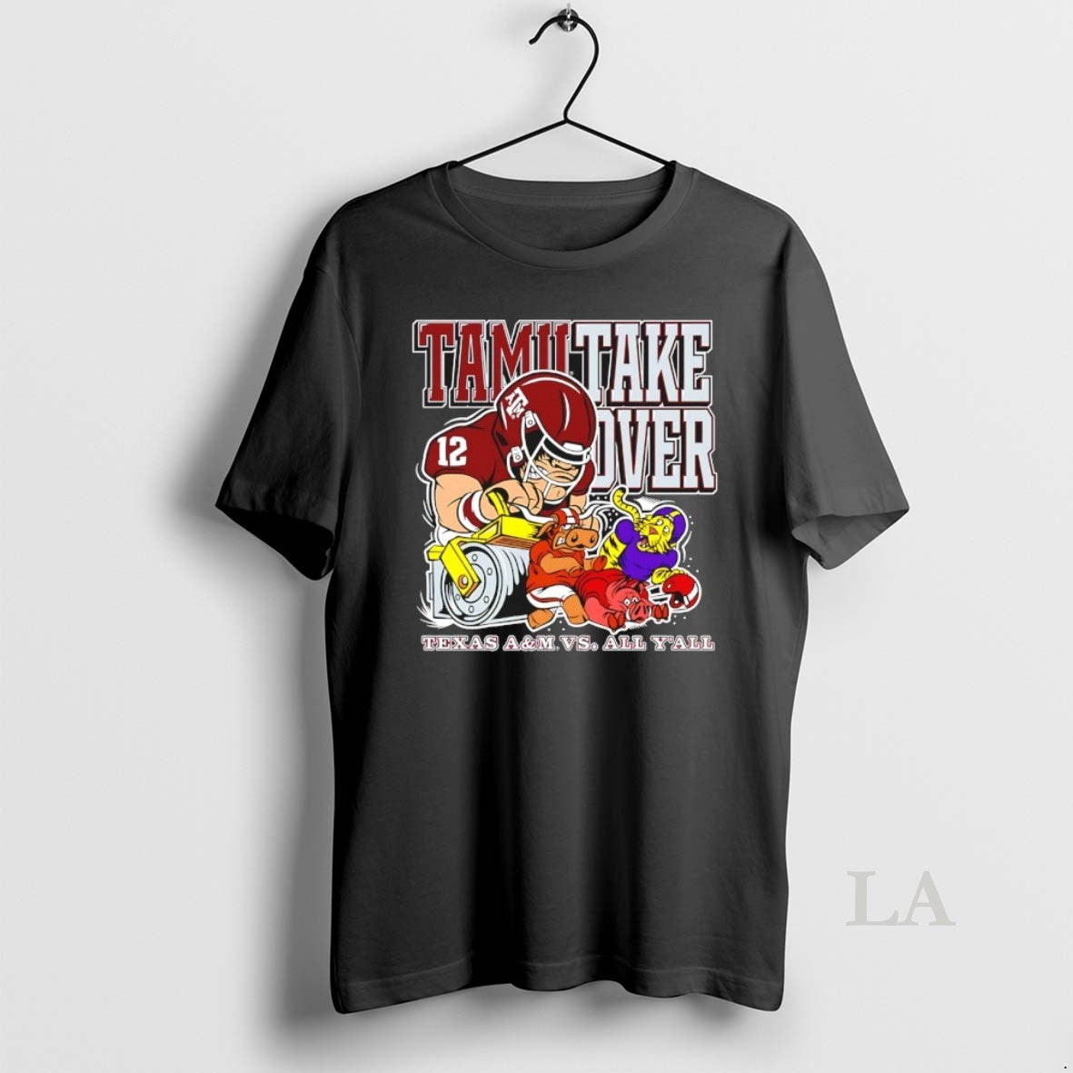 Original Tamu Takeover Texas A And M Aggies Vs All Yall Mascot T-Shirts, Hoodie, Sweatshirt | PureTeeCo.com