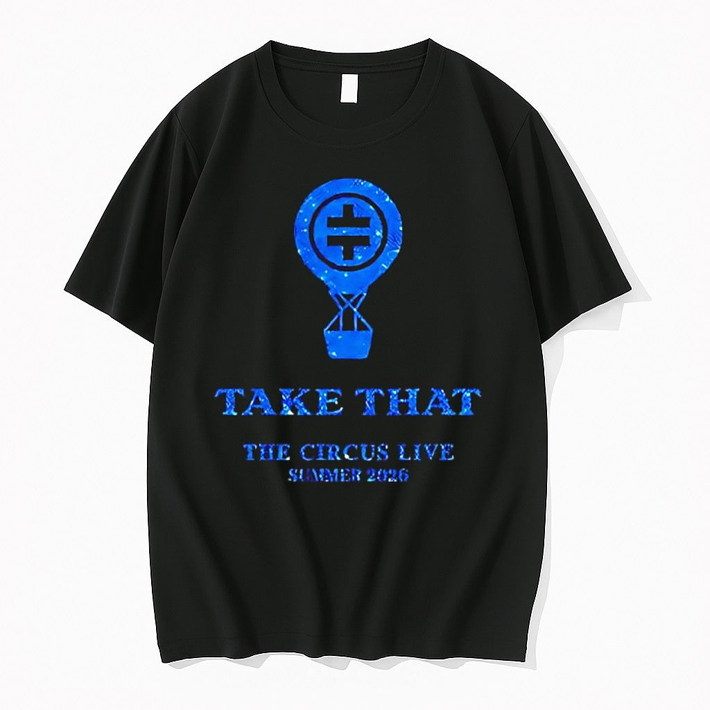 Original Take That The Circus Live Summer 2026 Hot Air Balloon Glitter Concert Tour Tshirts