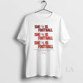 Original Tampa Bay Buccaneers She Is Football 2025 T-Shirts, Hoodie, Sweatshirt | PureTeeCo.com