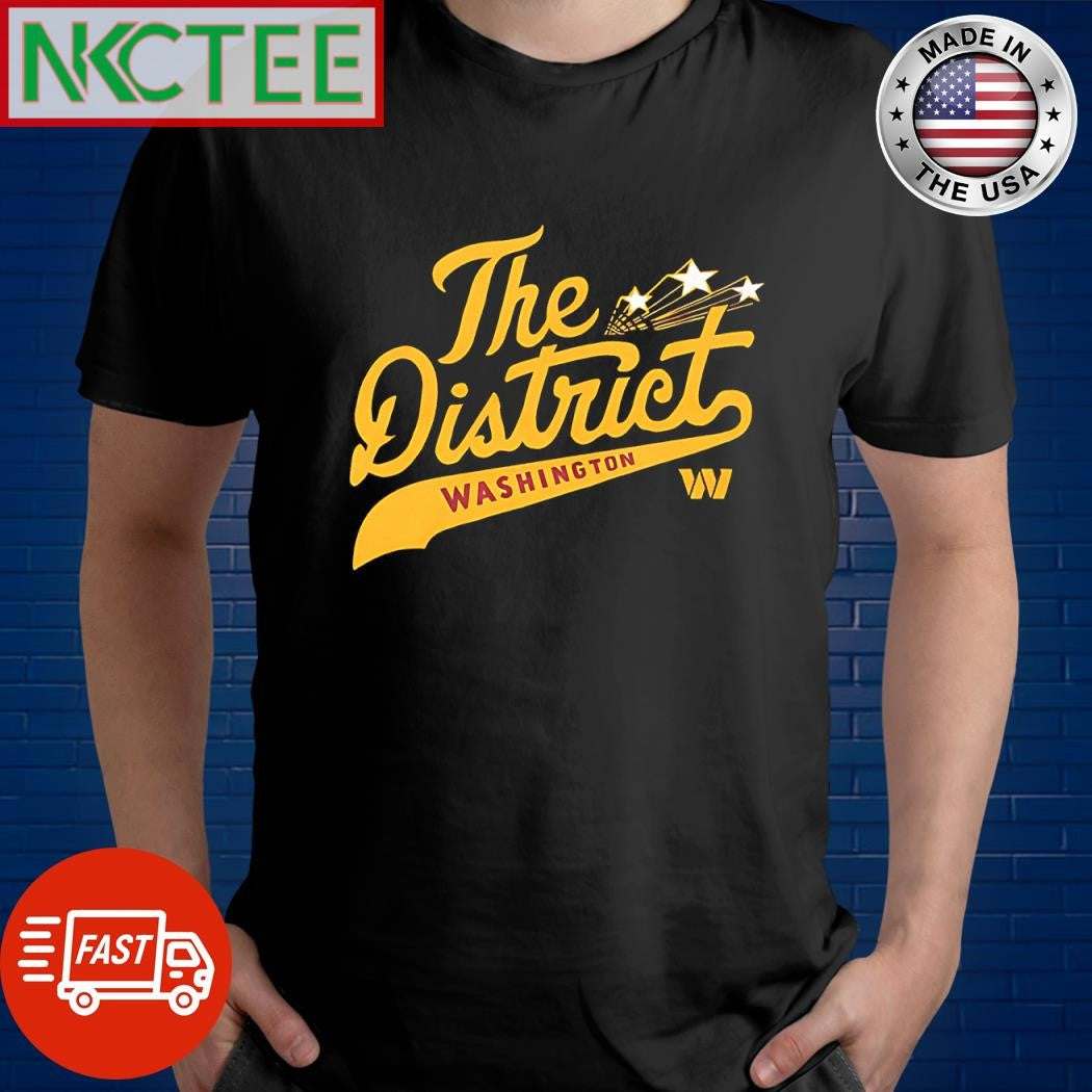 Original The District Washington Commanders stars graphic shirt
