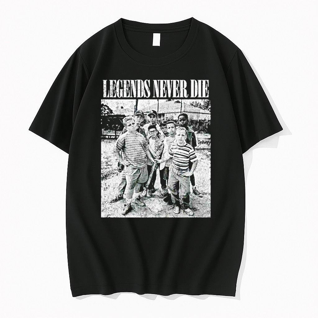 Original The Sandlot Baseball Squad Crew Legends Never Die Tshirts Jpg