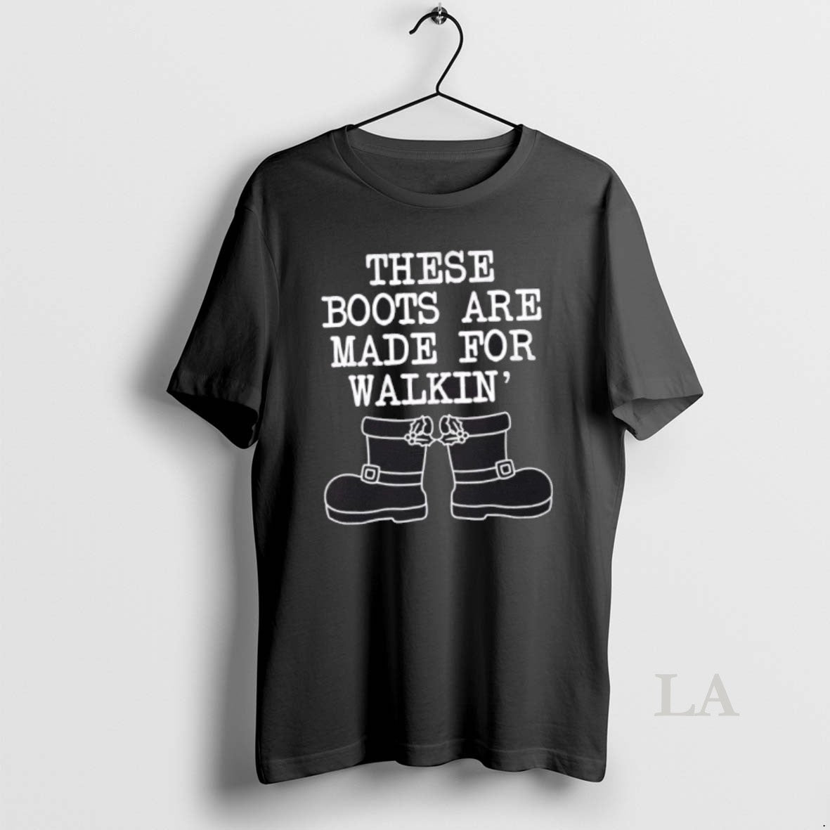 Original These Boots Are Made For Walkin Christmas T-Shirts, Hoodie, Sweatshirt | PureTeeCo.com