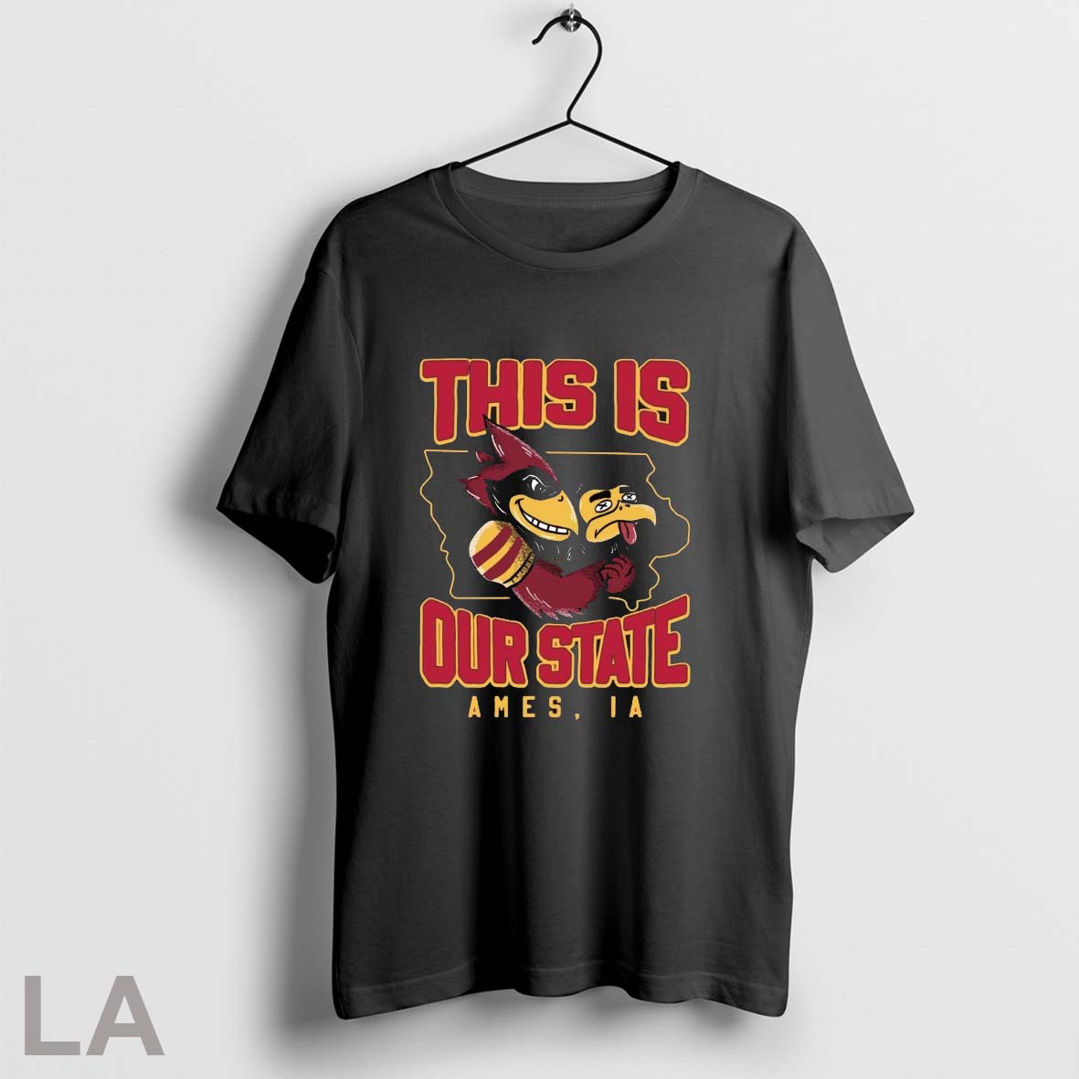 Original This Is Our State Ames Ia Iowa State Cyclones Vs Iowa Hawkeyes Mascots