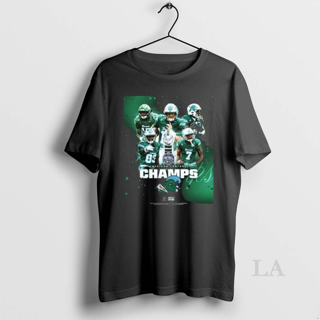 Original Tulane Football Champions 2025 American Football Championship T-Shirts, Hoodie, Sweatshirt | PureTeeCo.com