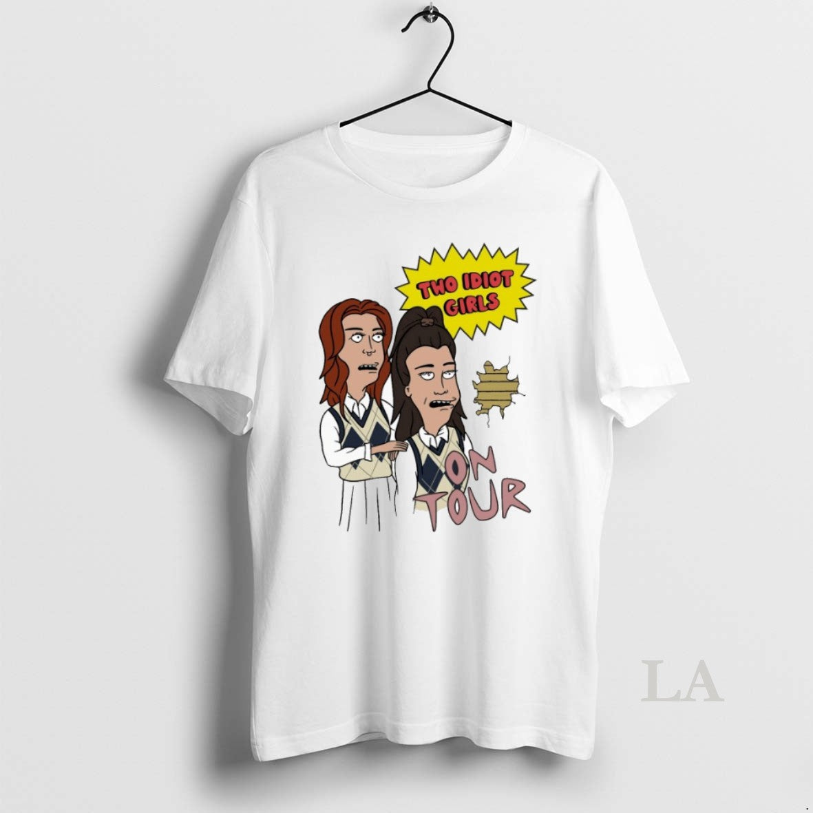 Original Two Idiot Girls X Beavis And Butthead On Tour T-Shirts, Hoodie, Sweatshirt | PureTeeCo.com