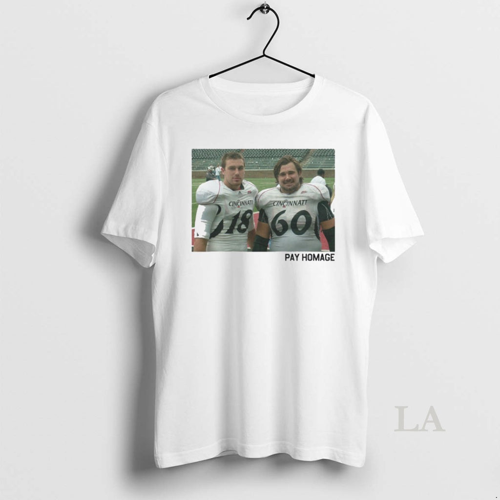 Original Uc Bearcats Travis And Jason Kelce Brothers Pay Homage