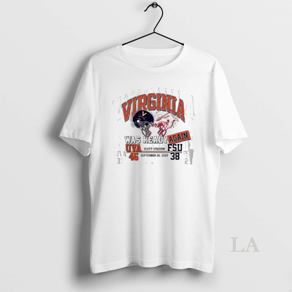 Original Uva Football Beats Fsu Was Ready Again 2025 Score T-Shirts, Hoodie, Sweatshirt | PureTeeCo.com